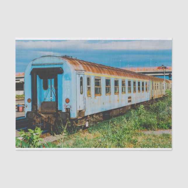 Old train tissue paper (Front)