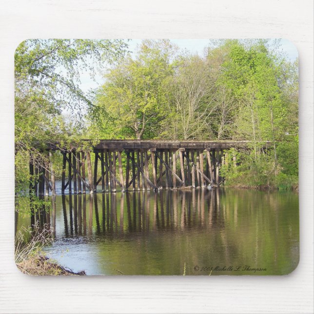 Old Train Trestle Mousepad (Front)