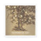 old tree and string lights wedding paper napkins