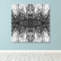 Old Tree Bark Black And White Photo Pattern Design