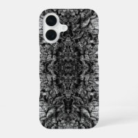 Old Tree Bark Black And White Photo Pattern Design