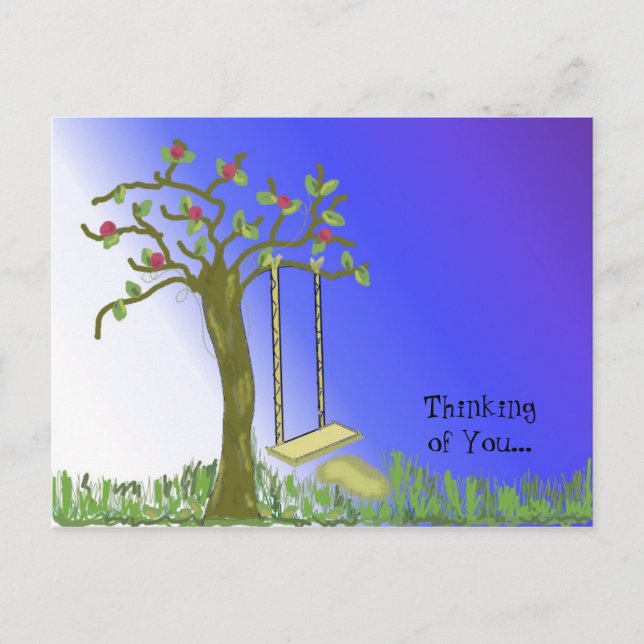 Old Tree Swing Postcard (Front)