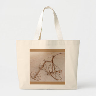 OLD TRICYCLE  1928 JUMBO TOTE BAG
