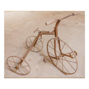 OLD TRICYCLE 1928 PHOTO PRINT PROFESSIONAL