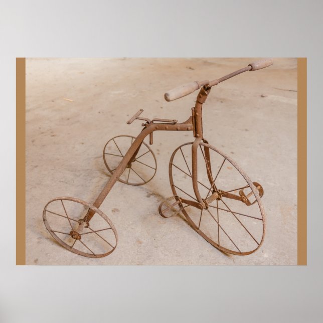 OLD TRICYCLE 1928 VALUE POSTER PAPER (Front)