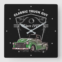 Old Truck Classic Truck Guy Green Chevy Since Date