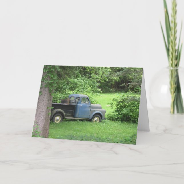Old Truck Notecard (Front)