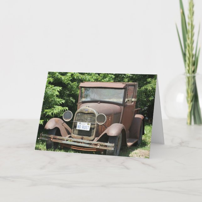 Old Truck Photography Card (Front)