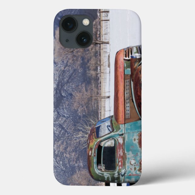 Old truck sitting in the field Case-Mate iPhone case (Back)