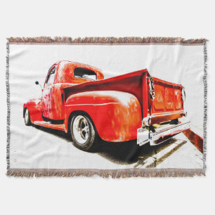 Old Truck Throw Blanket
