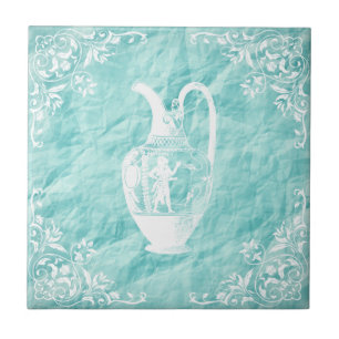 Old Turquoise Jar Tile