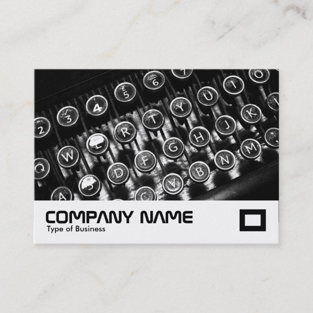 Old Typewriter Business Card (Front)
