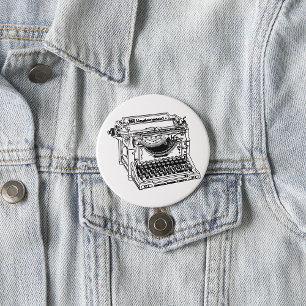 Old Typewriter Button