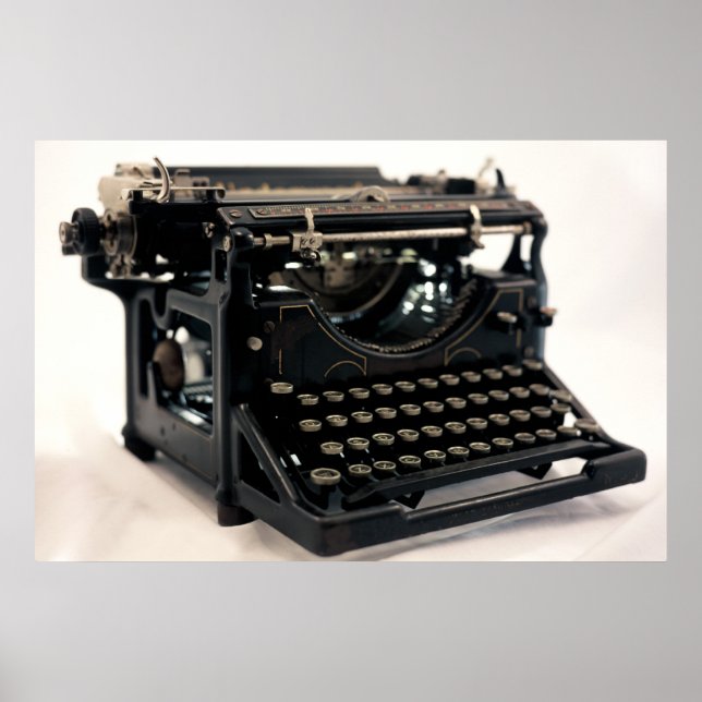 Old Typewriter Poster (Front)