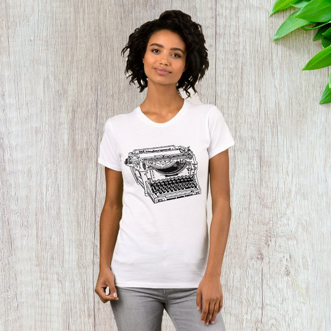 Old Typewriter Womens T-Shirt (Creator Uploaded)