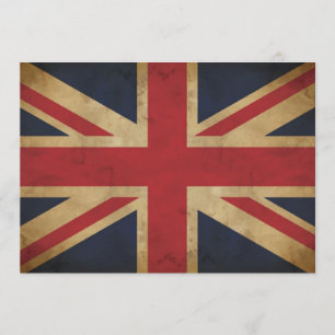 Old Union Jack Invitation