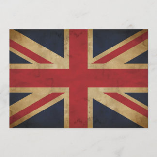 Old Union Jack Invitation