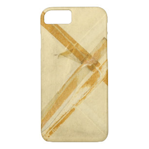 Old used envelope and sticky tape iPhone 8/7 case