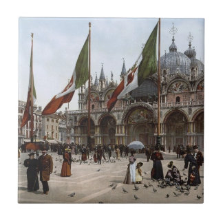 Old Venice Ceramic Tile, Small (4.25" x 4.25") Tile