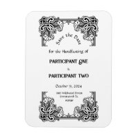 Old Victorian Gothic Handfasting Save the Date