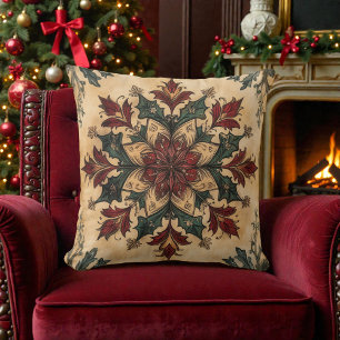 Old Victorian Rustic Family Cushion