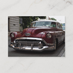 Old vintage car - business card
