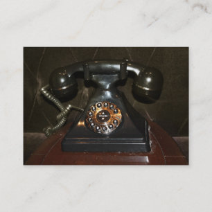 Old Vintage Dial-up Phone Business Card