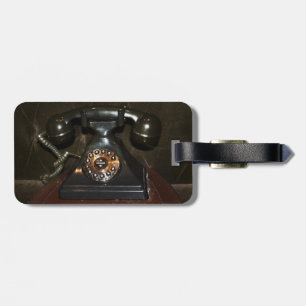Old Vintage Dial-up Phone Luggage Tag
