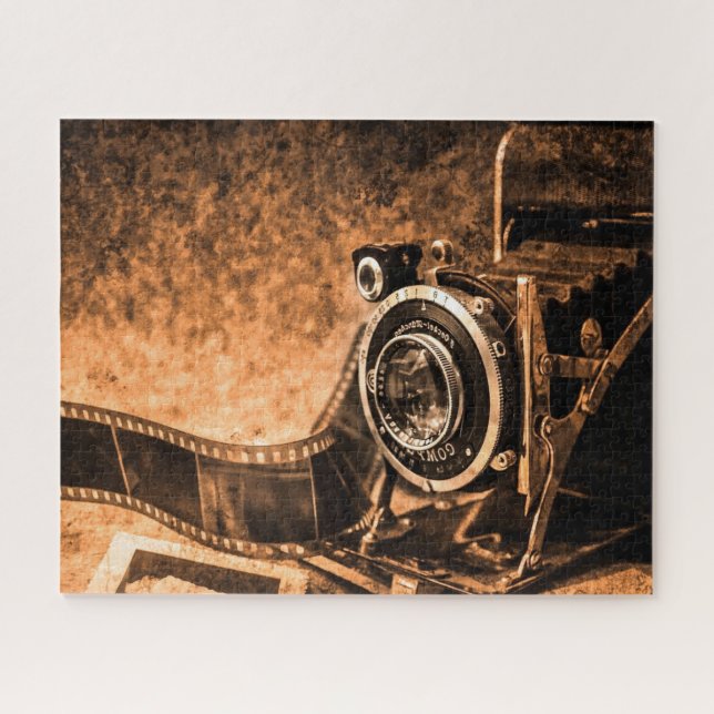 Old Vintage Film Camera   Jigsaw Puzzle (Horizontal)