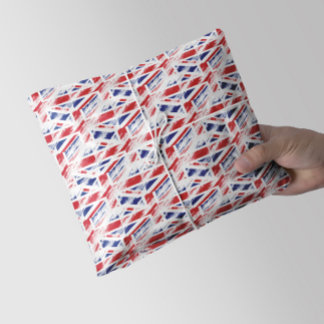 Old Vintage Grunge United Kingdom Flag Union Jack Tissue Paper