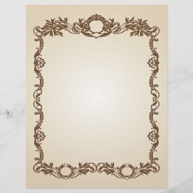 Old Vintage Parchment Look Paper (Front)