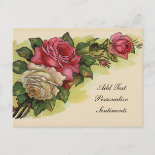 Old Vintage Rose, Edit Text Card