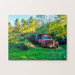 Old Vintage Truck Vermont. Jigsaw Puzzle