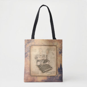 Old Vintage Typewriter. Author / Writer Gift Tote Bag