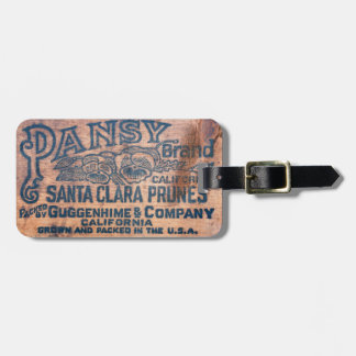 Old Vintage US Wooden Shipping Crate Luggage Tag 2