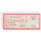 old vintage wedding invitations pink ticket & RSVP