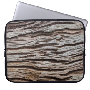 Old vintage wooden textureabstract, home decor, ba laptop sleeve