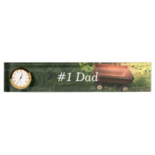 Old Wagon Number One Dad Nameplate