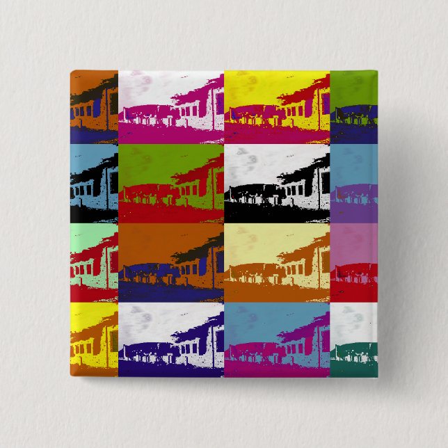 OLD WALES 15 CM SQUARE BADGE (Front)