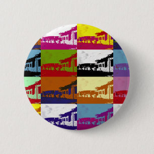 OLD WALES 6 CM ROUND BADGE