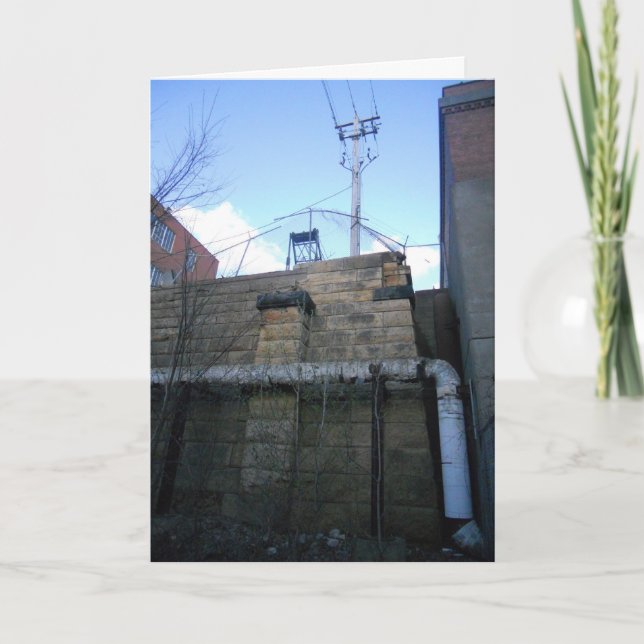 "Old Wall of Hamm's Brewery" Get Well Card (Front)
