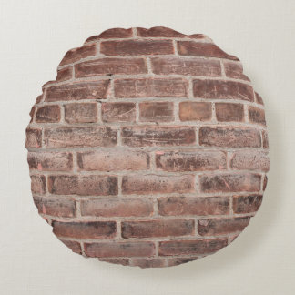 Old Wall Texturewall, abstract, aged, architecture Round Cushion