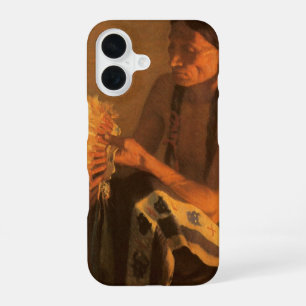 Old War Bonnet by Joseph Henry Sharp iPhone 16 Case