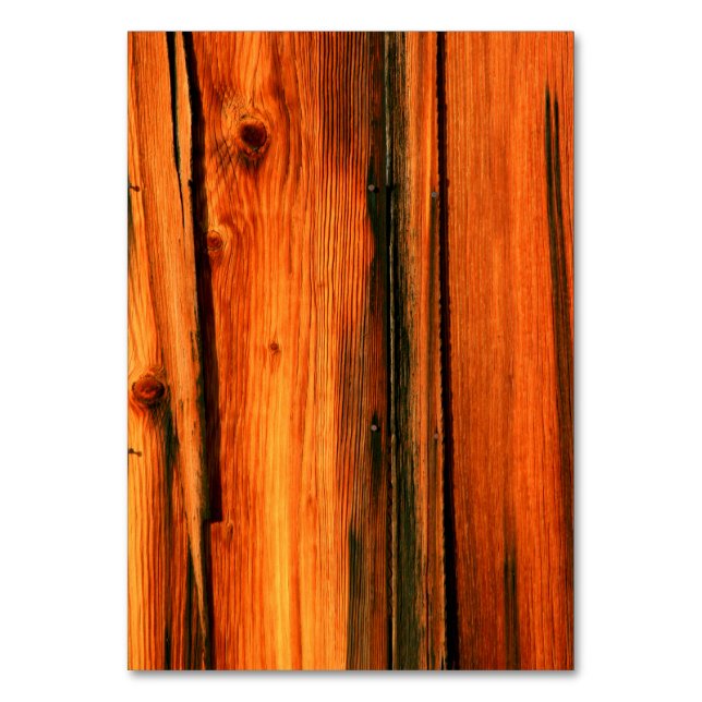 old weathered barb board table number (Front)