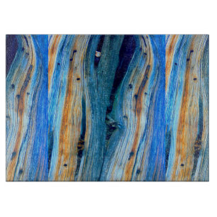 old weathered blue boards