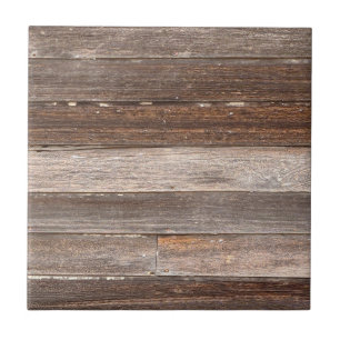Old Weathered Wooden Exterior Wall of a Farmhouse Tile