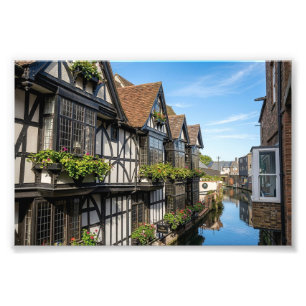 Old Weavers House on the River Stour, Canterbury Photo Print