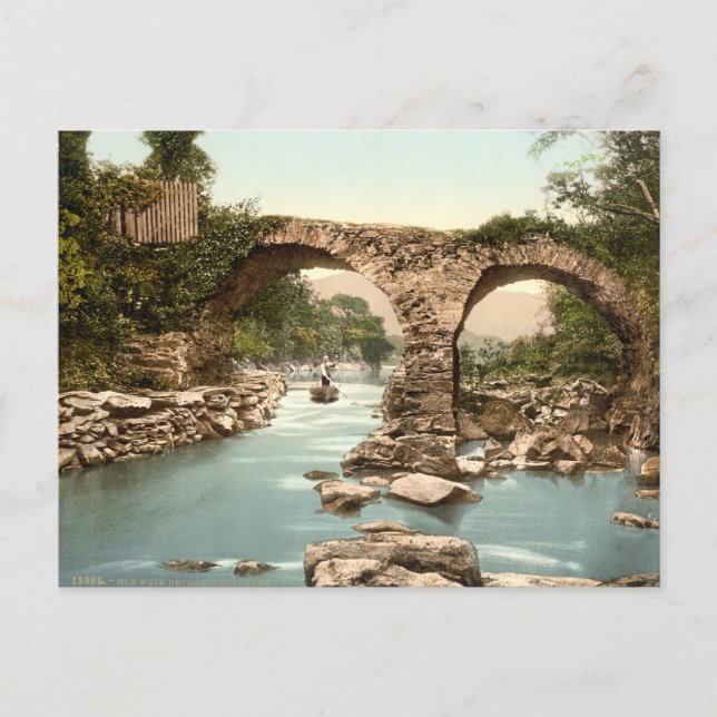 Old Weir Bridge, Killarney, County Kerry Postcard (Front)