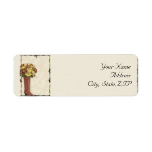 Old West Boot Bouquet Soft and Faded 3