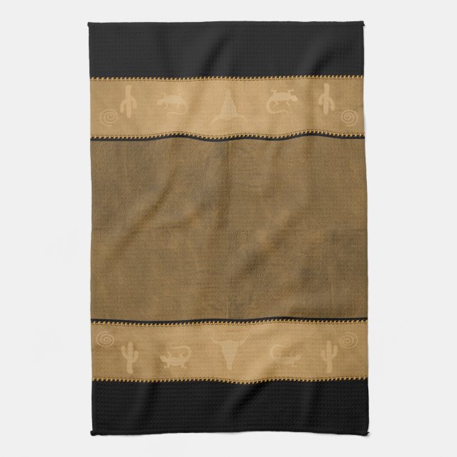 Old West Brand Tea Towel (Vertical)